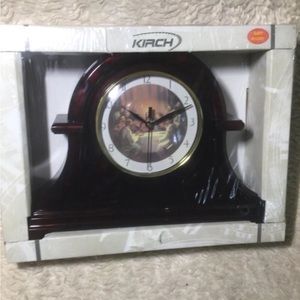 KIRCH The Last Supper JESUS Christ, Virgin Mary & Apostles mantel shelf clock